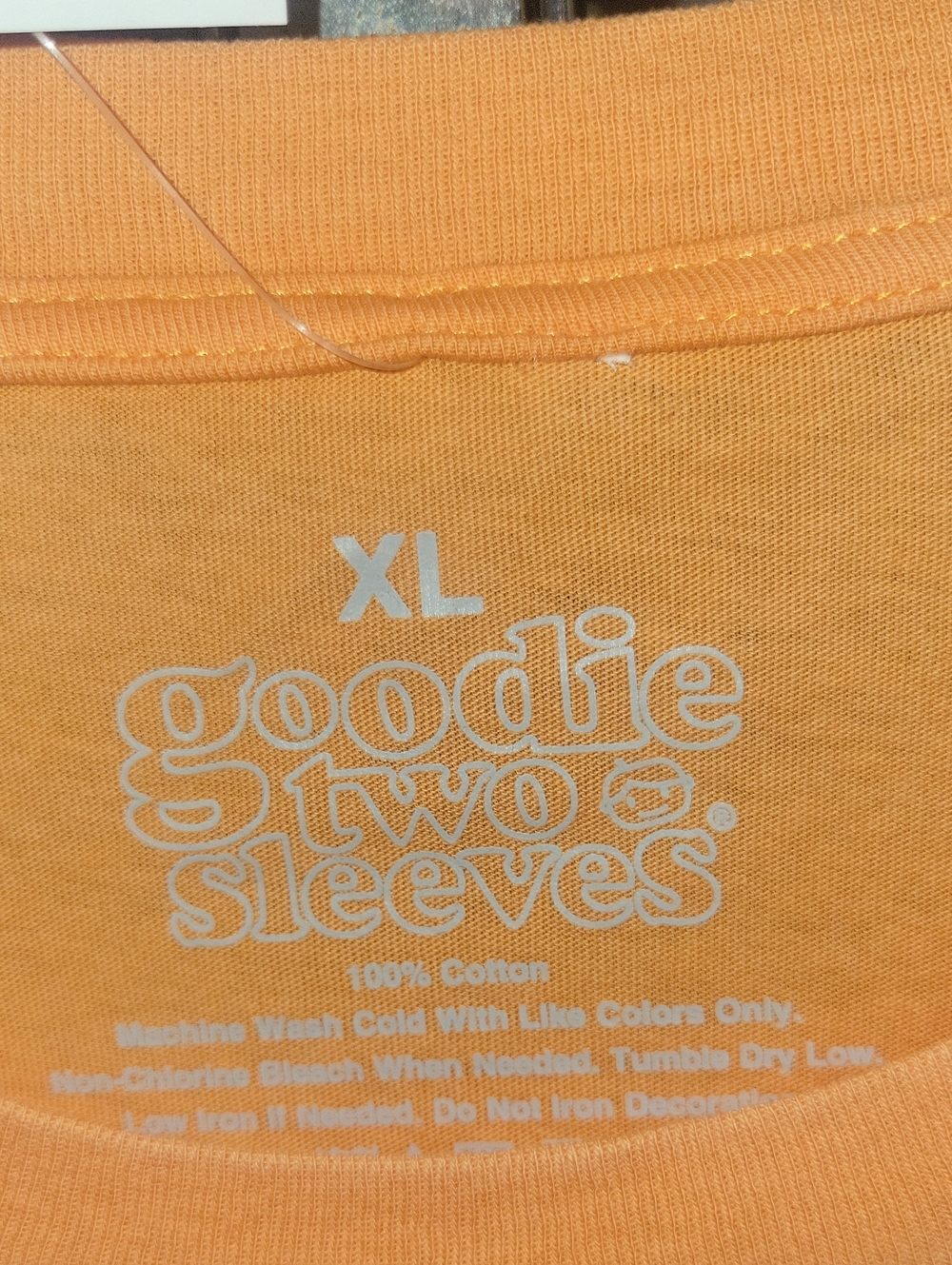 Goodie Two Sleeves Orange Pumpkin Crop Top - Picture 3 of 6